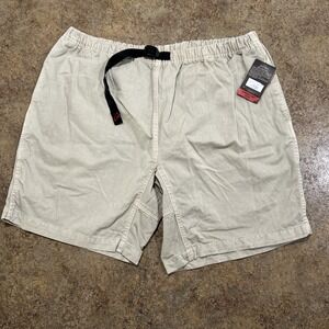 Gramicci Shorts Mens 2xl Old Stone freestyle Fit Original G NWT Belted Outdoor